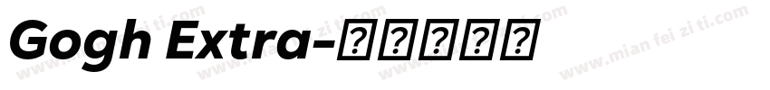 Gogh Extra字体转换